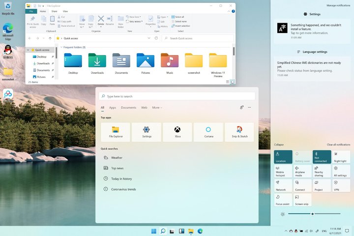 Windows 11 預覽
