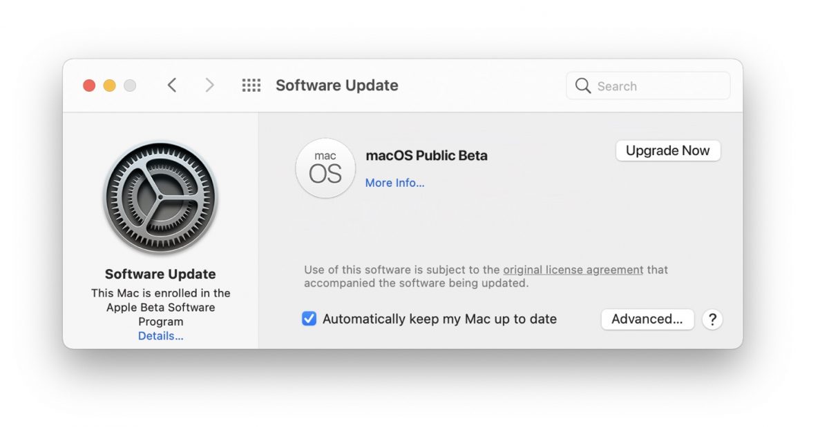 macOS public beta 下載