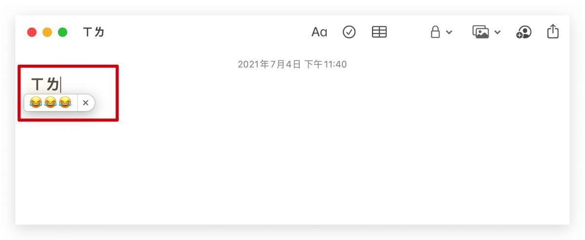 Mac 替代文字