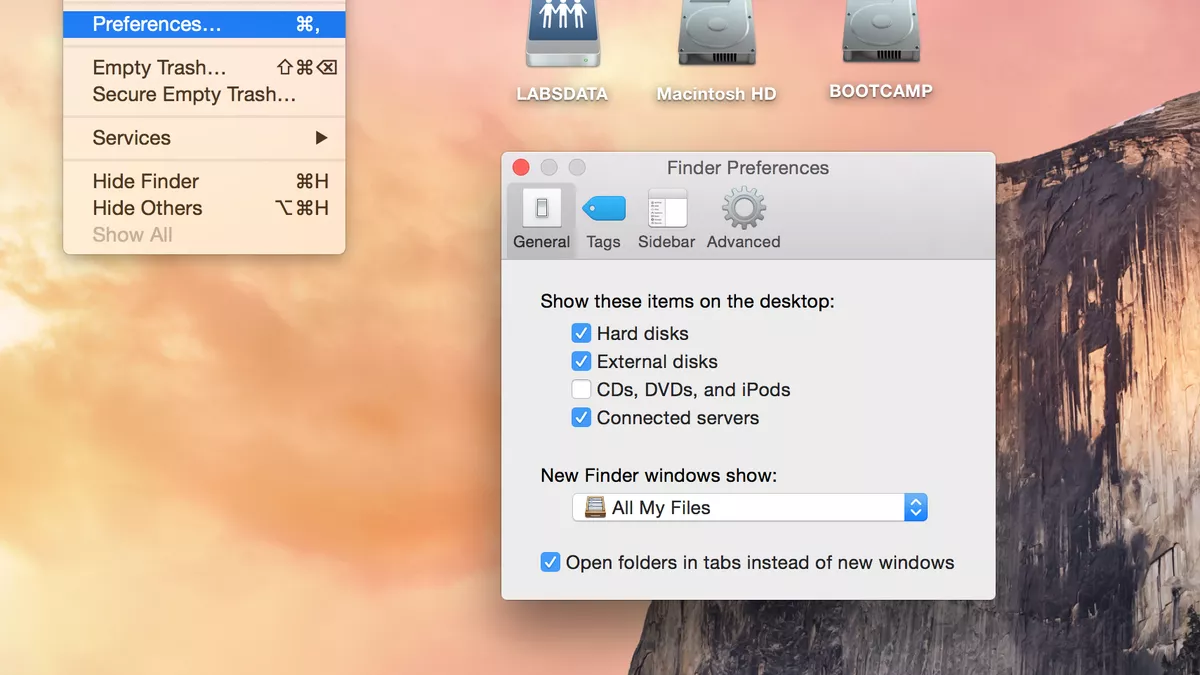 Mac 找不到外接硬碟 Finder 設定