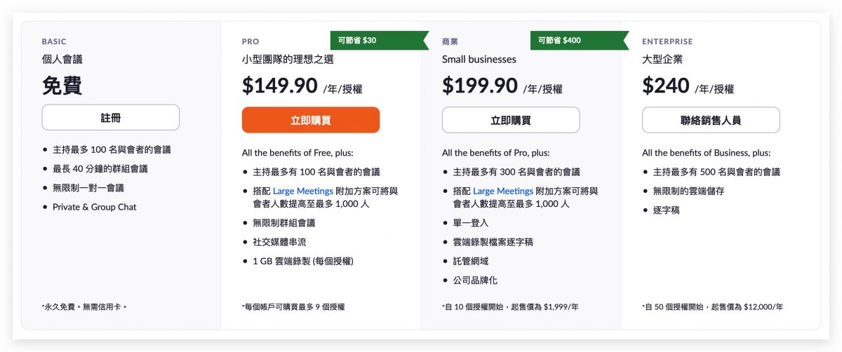Google meet 替代方案