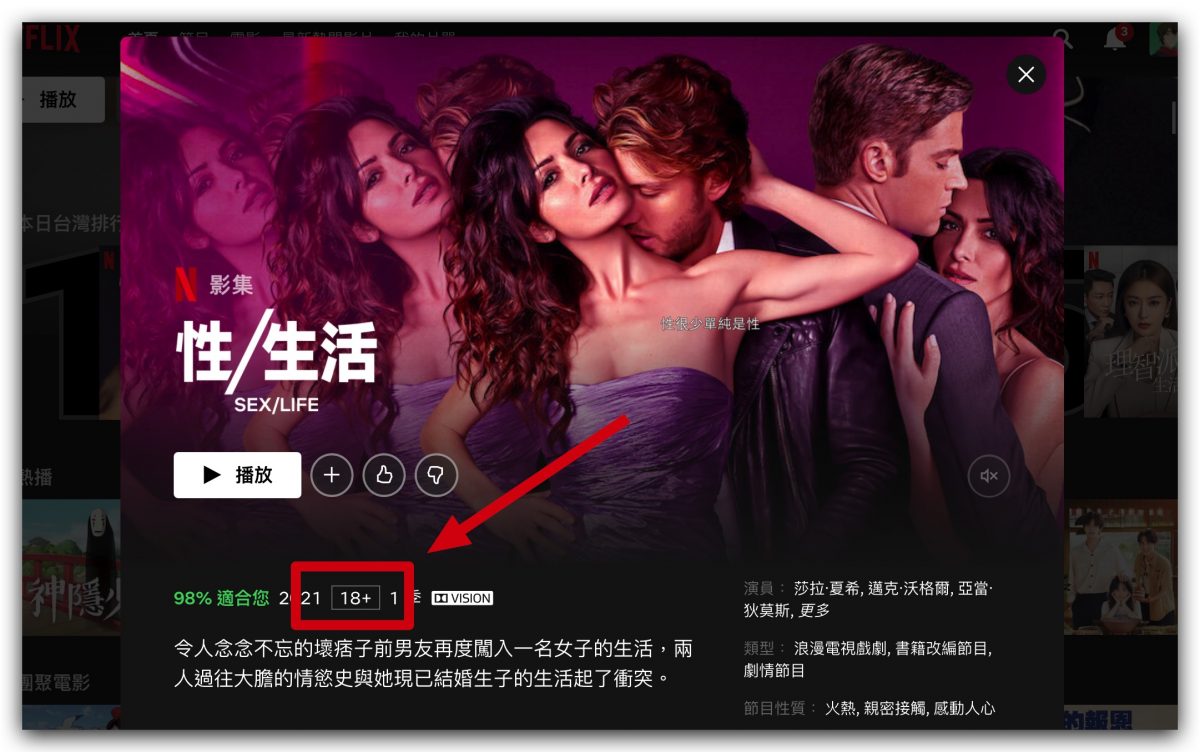 Netflix 家長控制 年齡