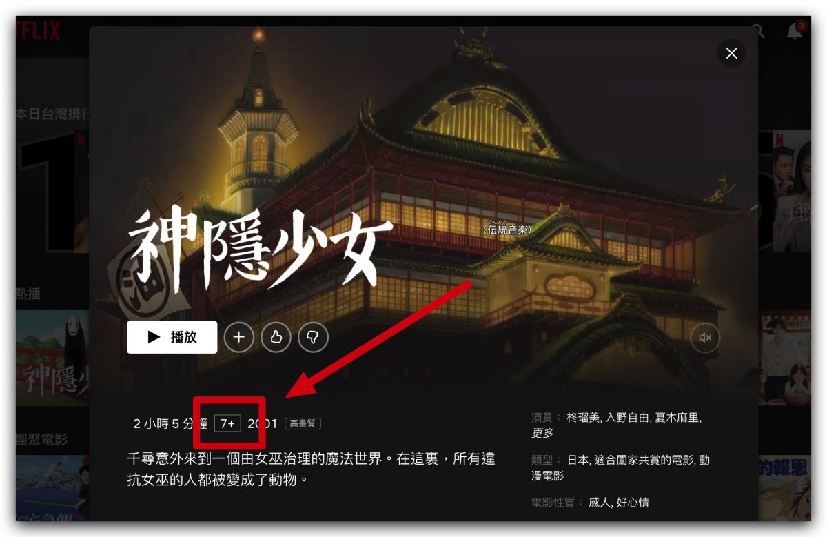 Netflix 家長控制 年齡