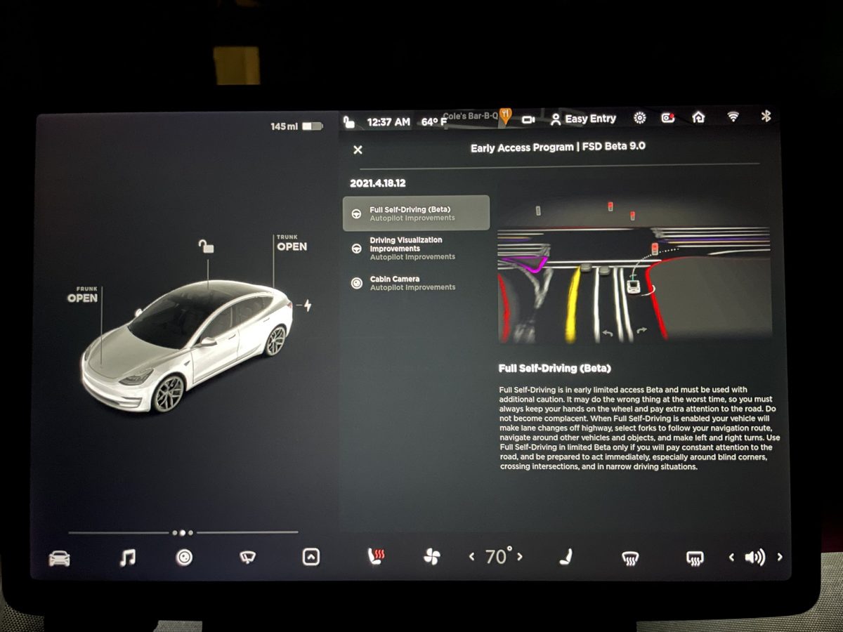 特斯拉 FSD Beta v9 正式發佈