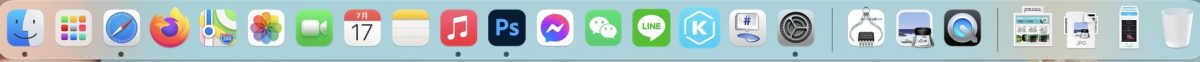 Mac Dock 設定