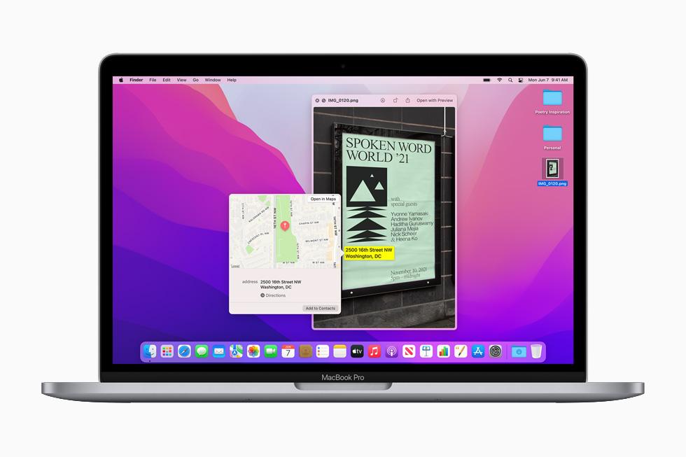 macOS 12 原況文字 intel Mac