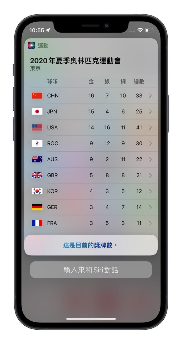 Siri 奧運
