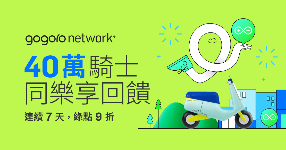 Gogoro 限時優惠 換電站地圖 綠點 換電池