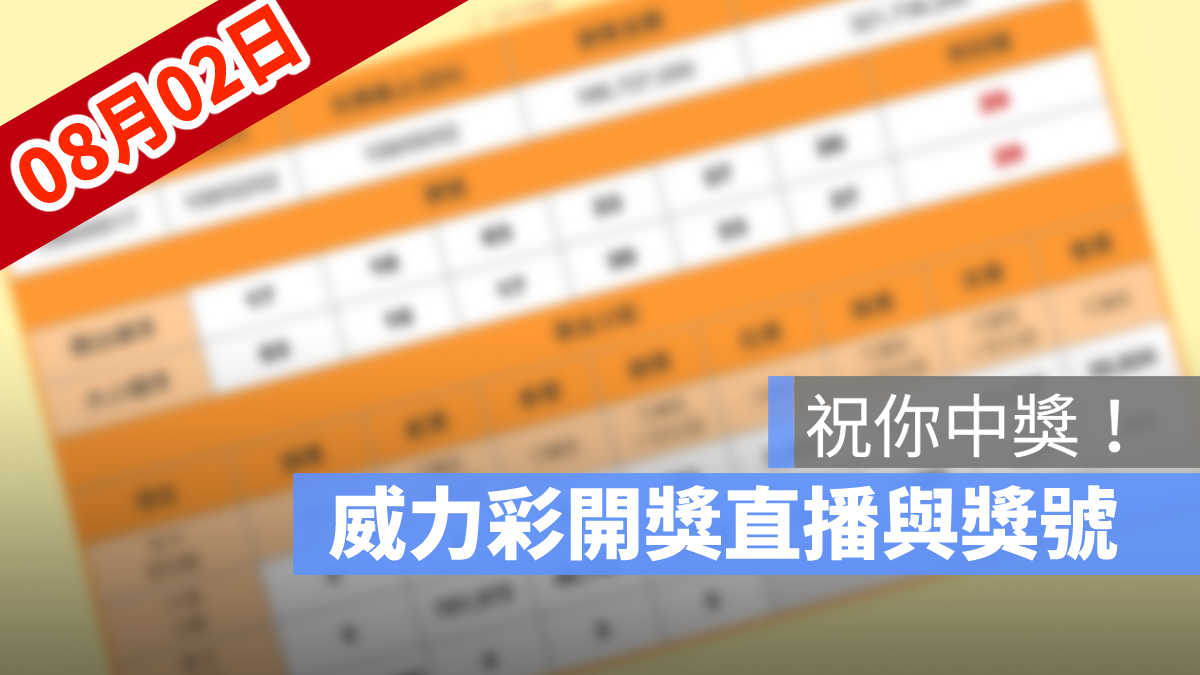 威力彩直播,威力彩開獎