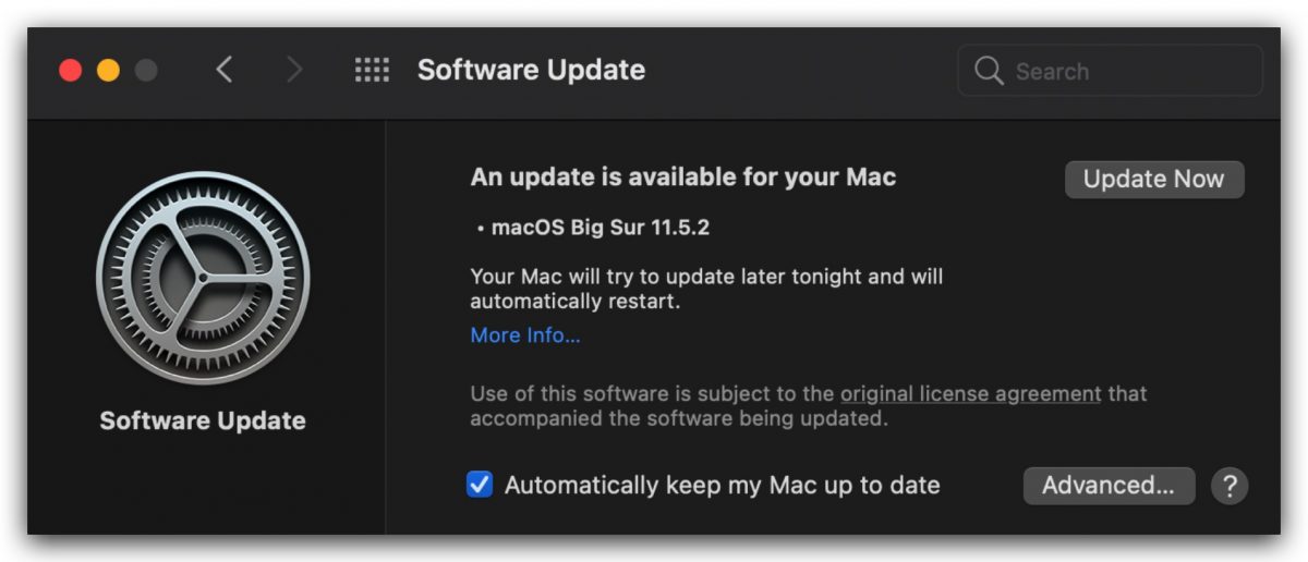 macOS 11.5.2