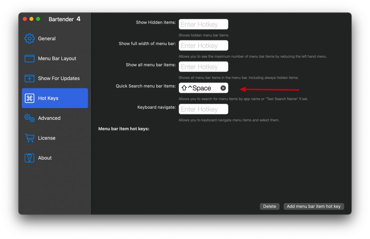 Bartender Mac App 介紹