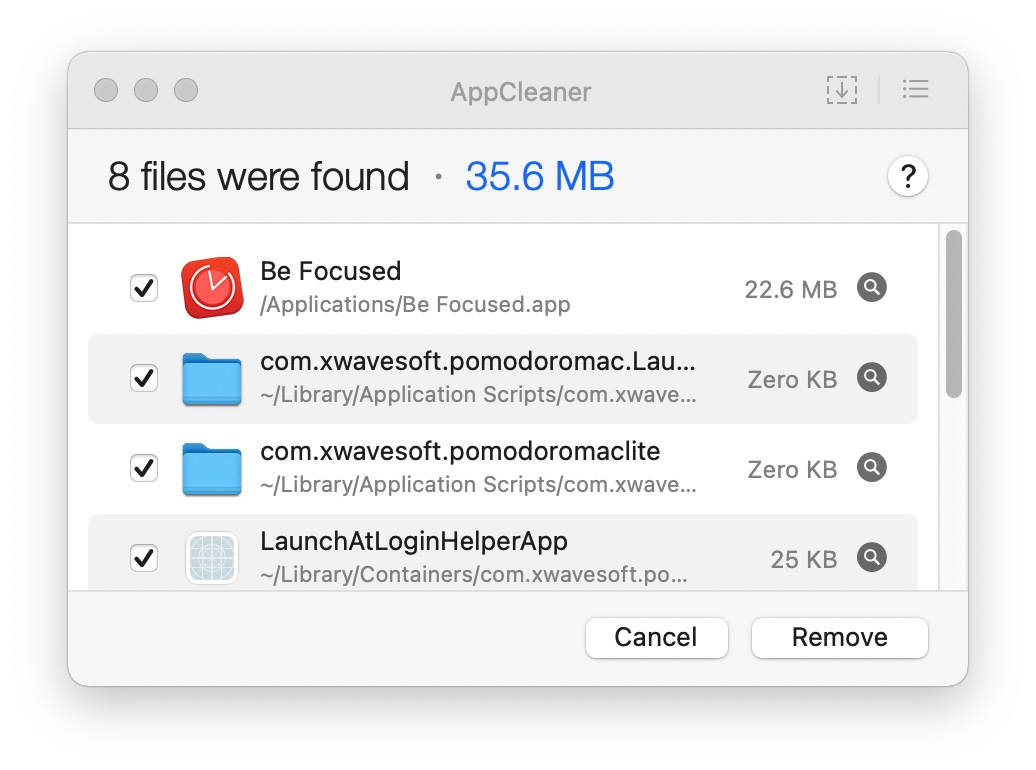 App cleaner