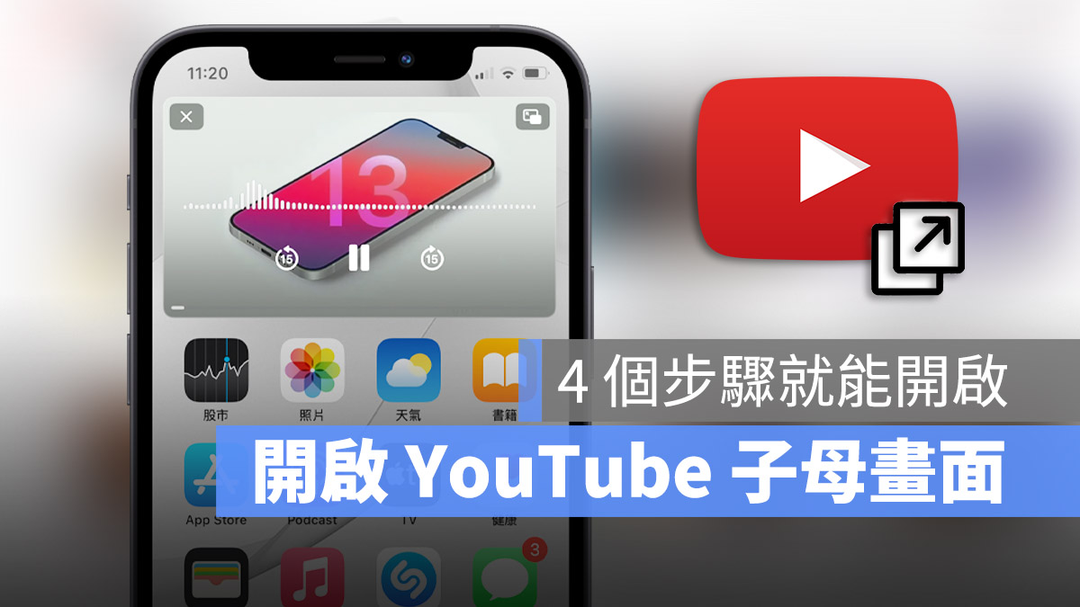 YouTube 子母畫面