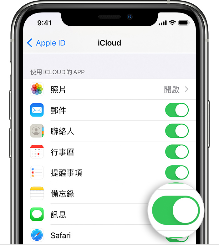 iPhone 訊息轉寄
