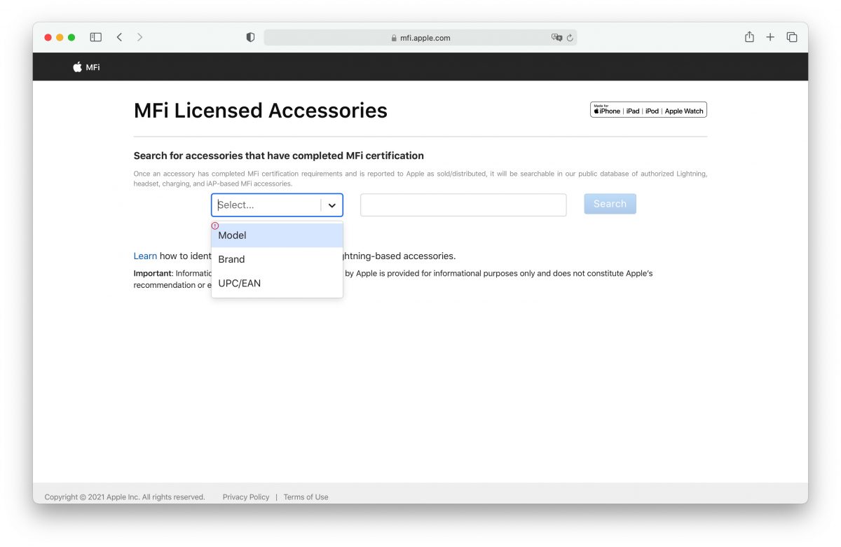 iPhone iPad MFi 認證 辨識真偽