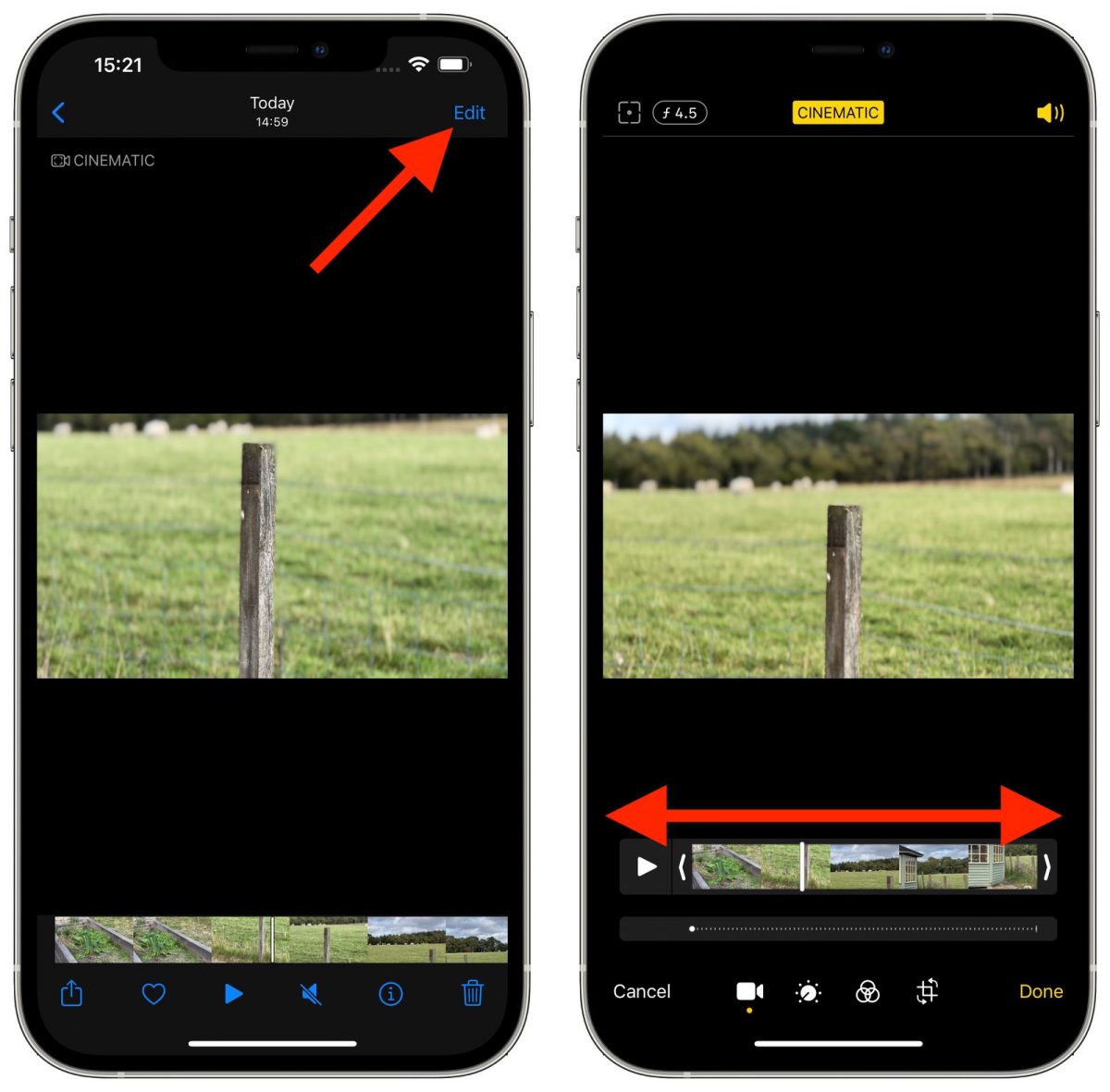 iPhone 13 電影模式