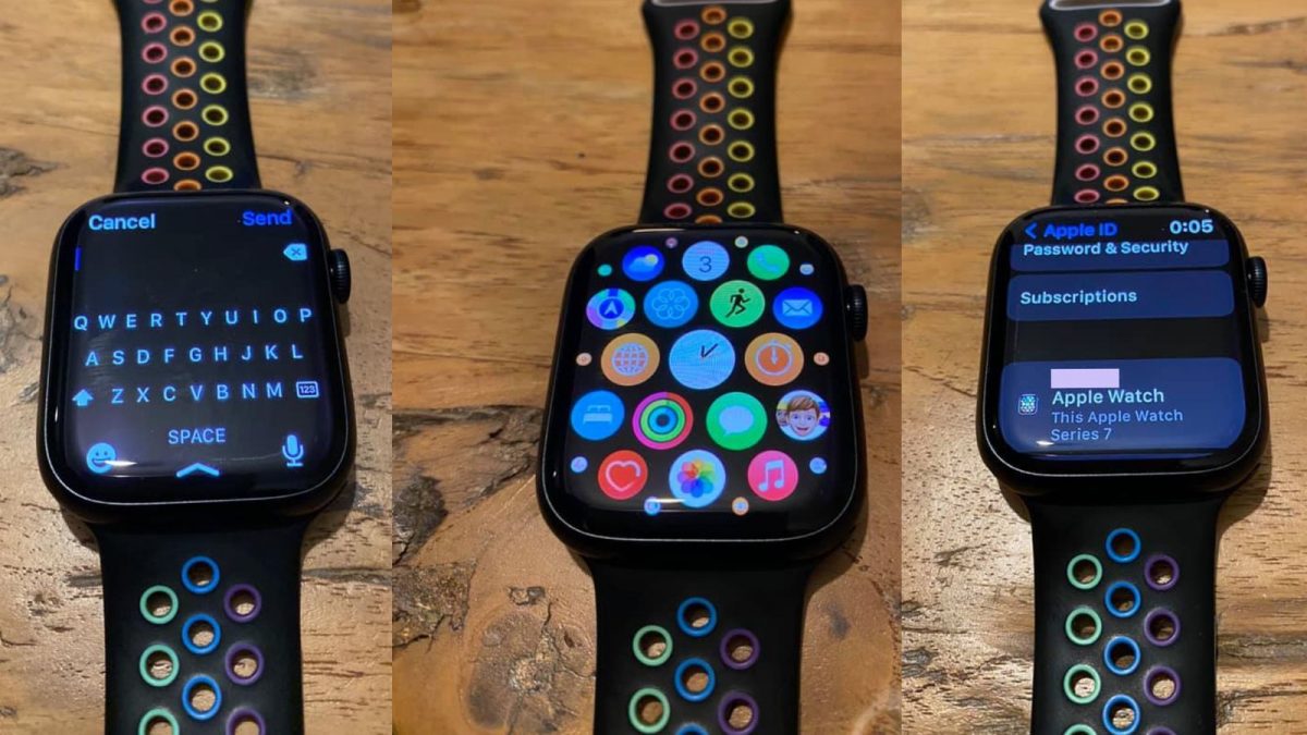 Apple Watch Series 7 實機