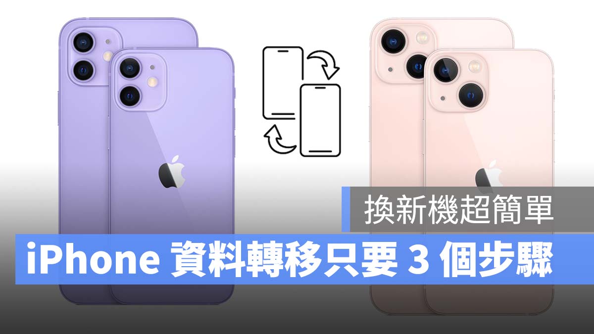 iPhone 13 iPhone 資料轉移 備份回覆