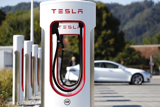 特斯拉 Tesla 超充站