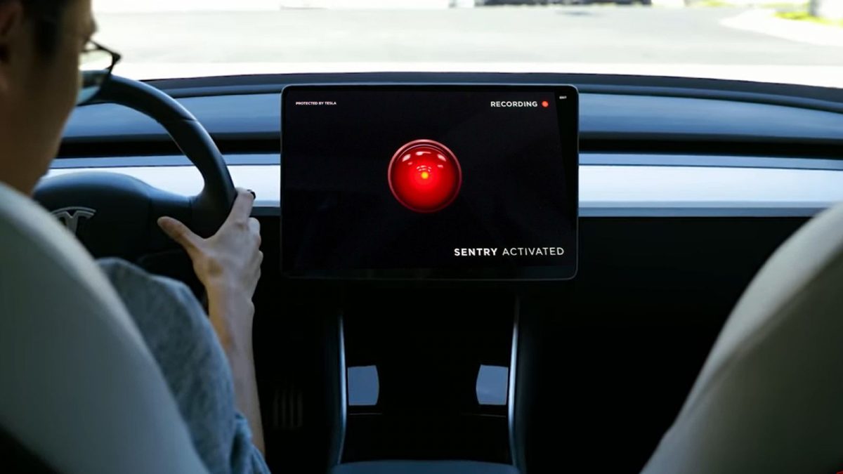 特斯拉 Tesla 哨兵模式 直播