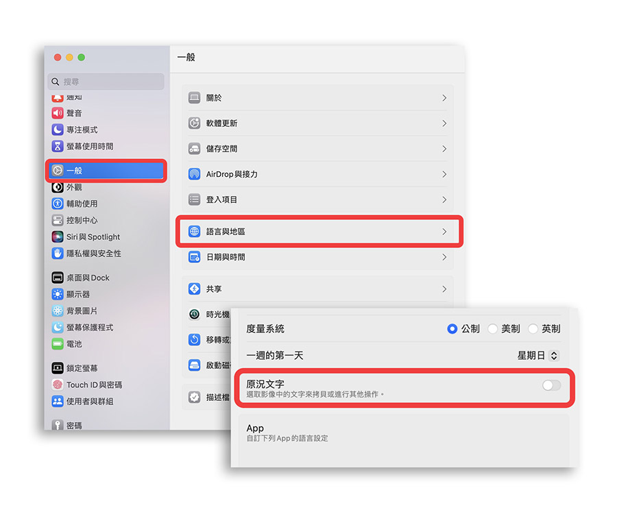 iPad Mac 原況文字 關閉