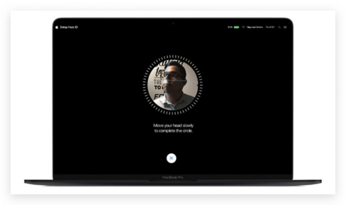 MacBook Pro Face ID