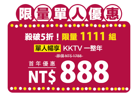 串流平台 雙 11 優惠