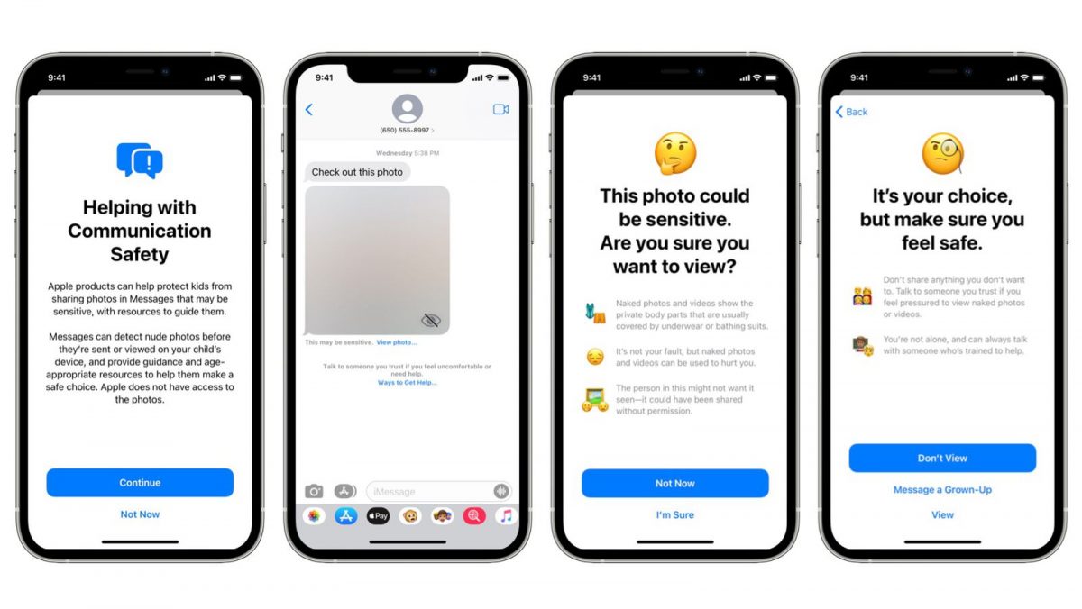 兒童通訊安全 iOS 15.2