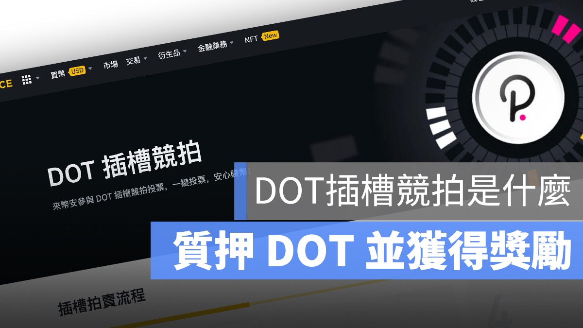 幣安 DOT 插槽拍賣
