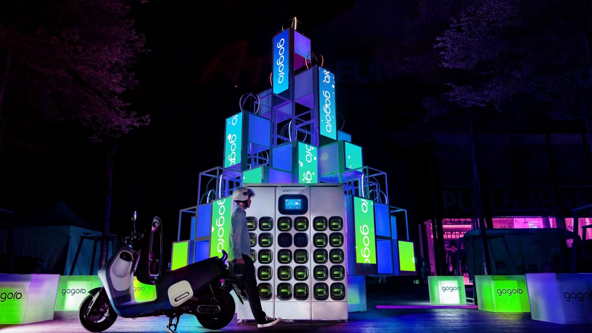 Gogoro 聖誕能量樹