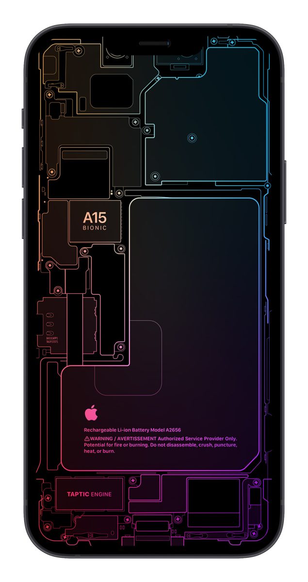 iPhone 13 X 光桌布
