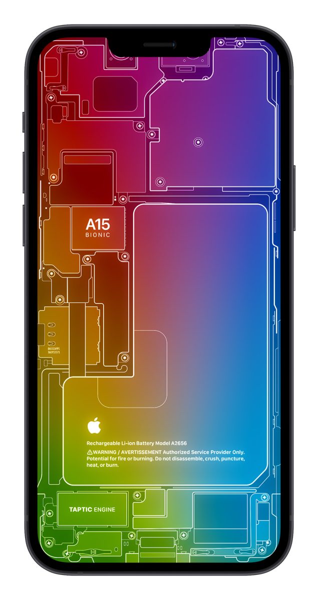 iPhone 13 X 光桌布