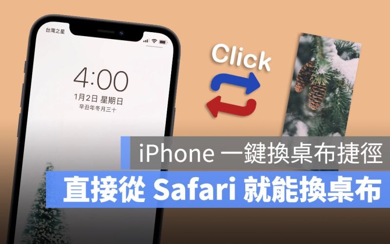 iPhone 一鍵換桌布 捷徑腳本