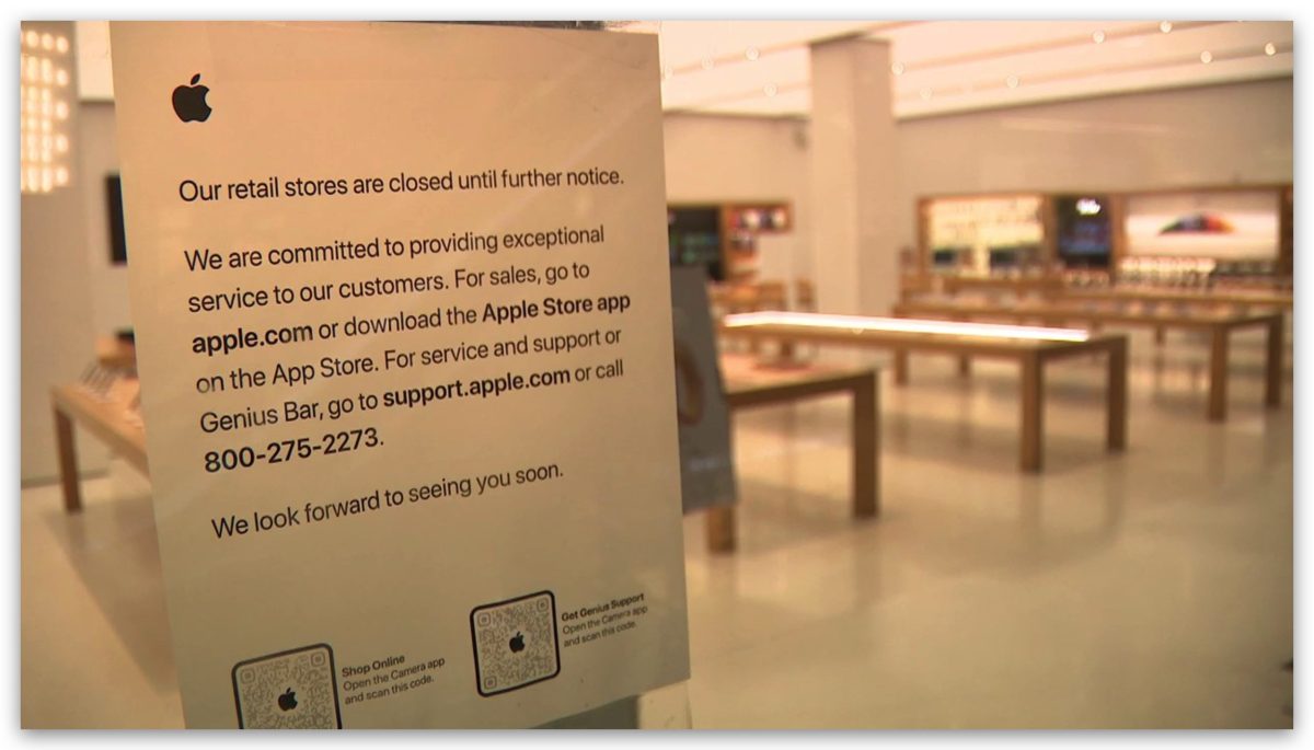 Apple 直營店 關閉