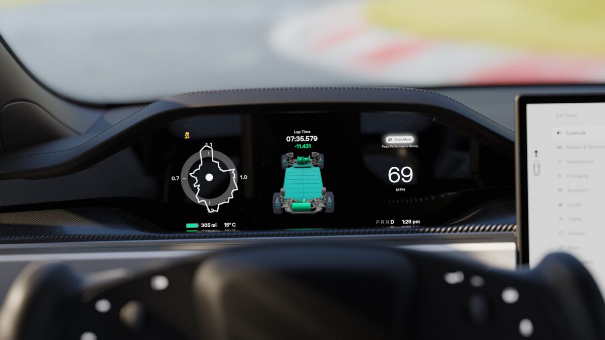 特斯拉 Tesla Model S Plaid 賽道模式