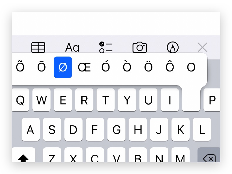 特殊符號 Mac iPhone 