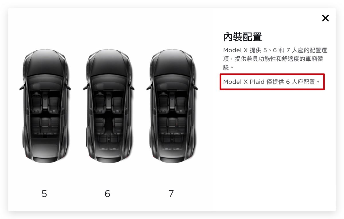 特斯拉 Tesla Model X Plaid Model X