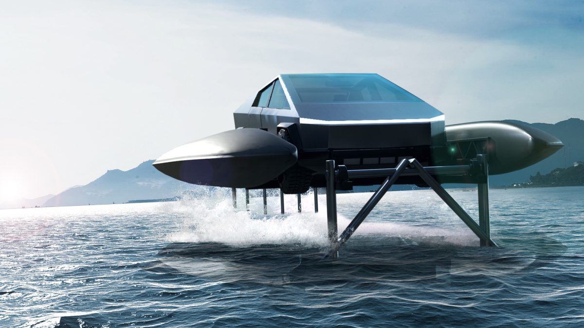 特斯拉 Tesla Cybertruck Cybercat 水上配件