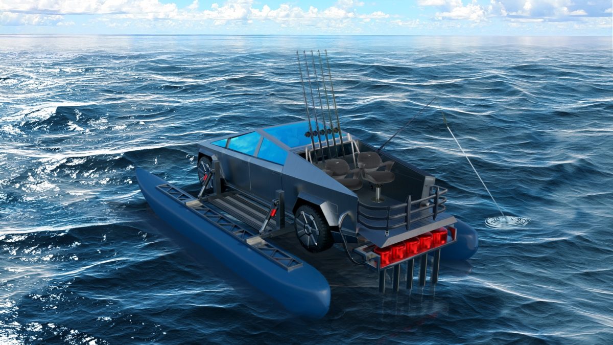 特斯拉 Tesla Cybertruck Cybercat 水上配件
