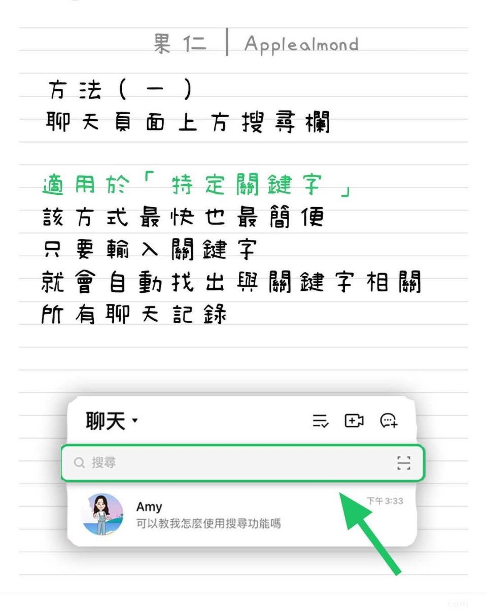 LINE 搜尋技巧