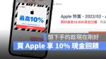 Shopback Apple 現金回饋