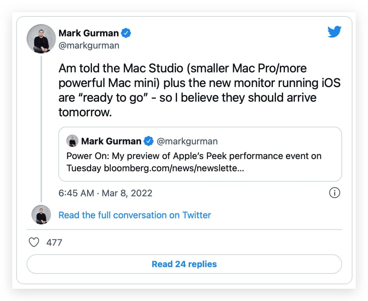 Mac Studio 蘋果春季發表會