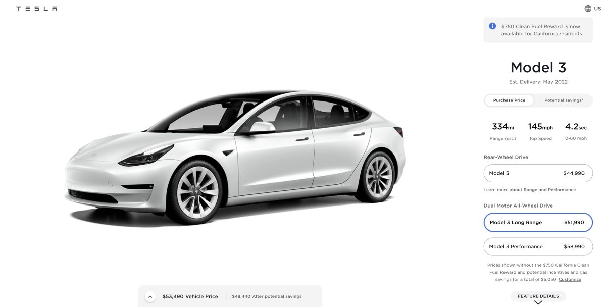 特斯拉 Tesla Model 3 Model Y 漲價
