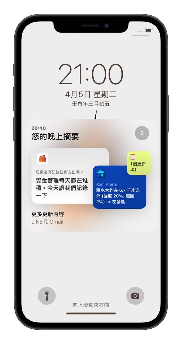 通知摘要 iPhone