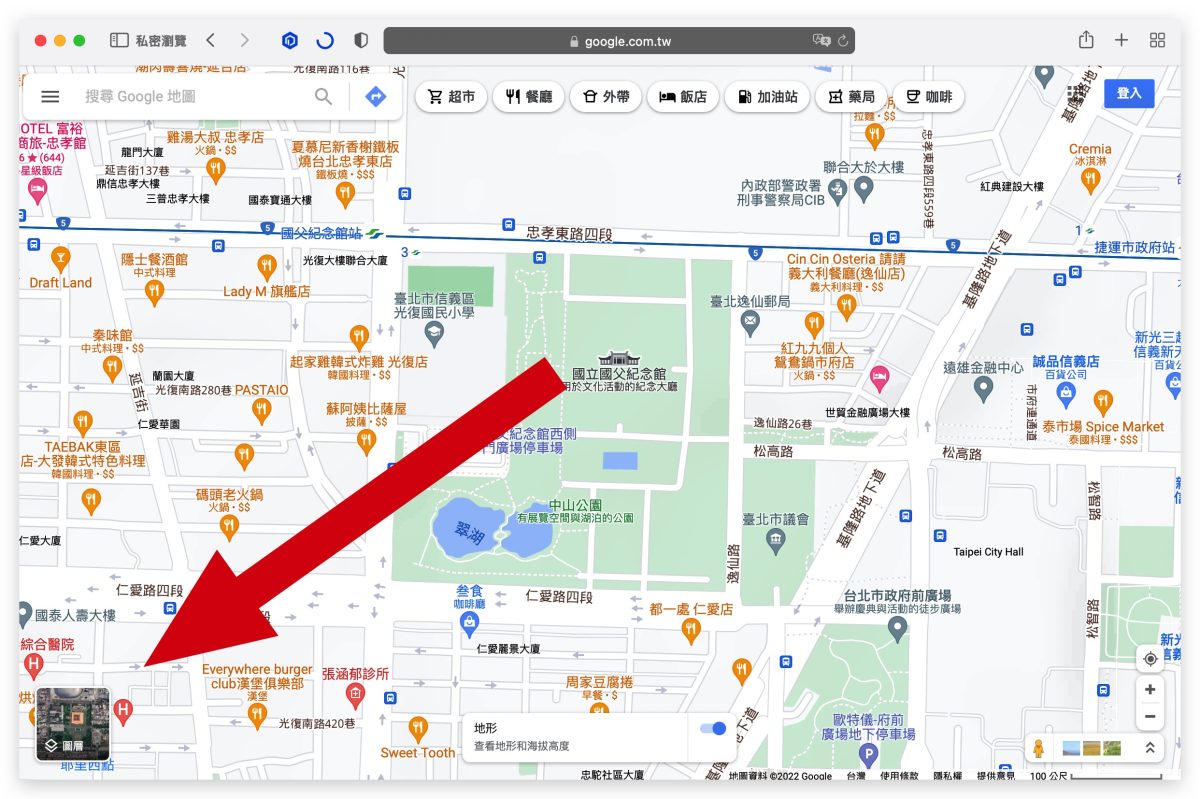 Google Maps 3D 地圖