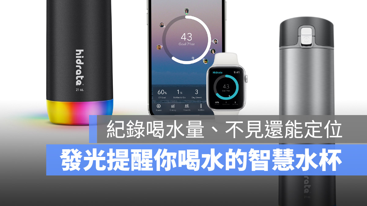 Apple HidrateSpark 智慧水壺