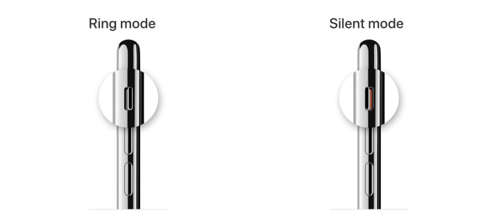 iPhone 靜音鍵
