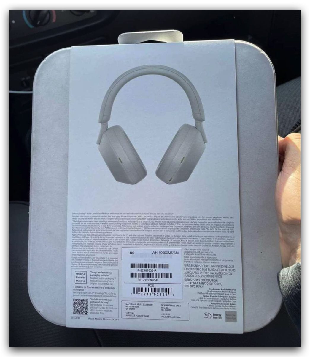 Sony 全罩式降噪耳機 WH-1000XM5