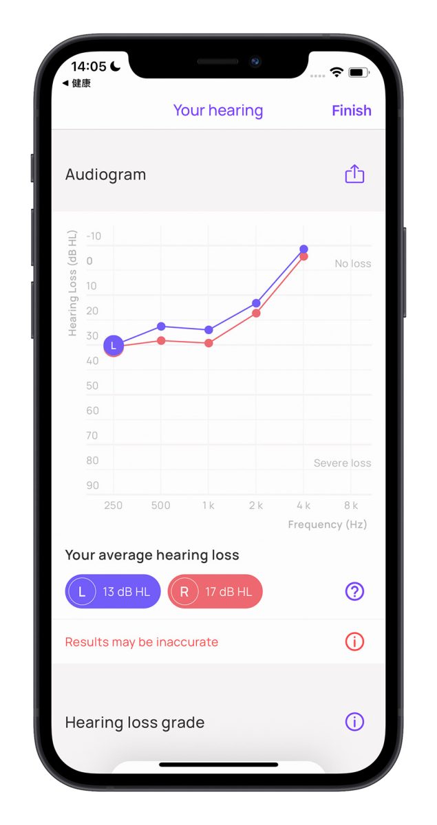 iPhone 測量聽力 App AirPods