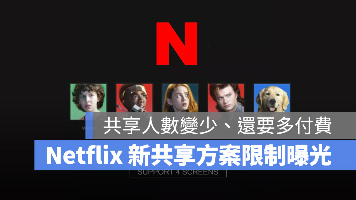 Netflix 共享方案 限制